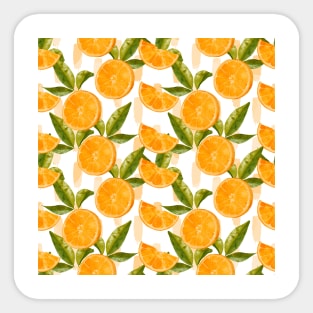 Orange Pattern Sticker